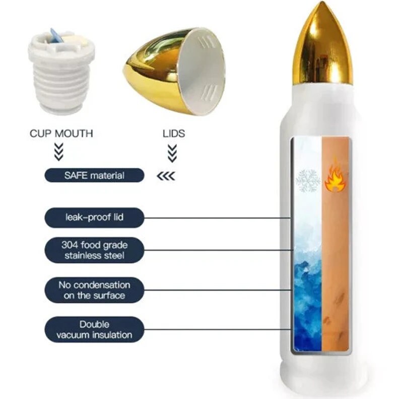 17oz Stainless-Steel Bullet Tumbler - Sublimation