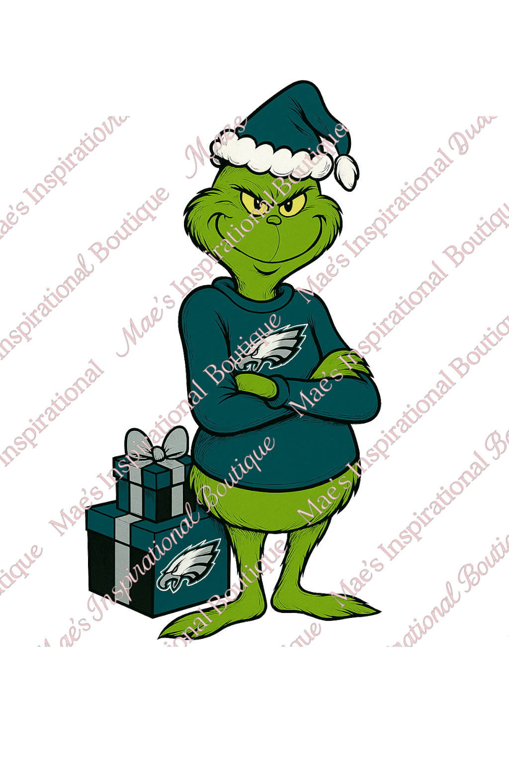 Football Grinchies Collection – DTF & Sublimation PNGs | Mae’s Inspirational Boutique