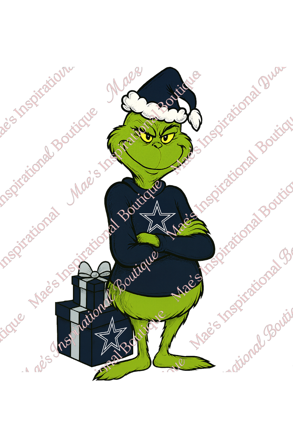 Football Grinchies Collection – DTF & Sublimation PNGs | Mae’s Inspirational Boutique