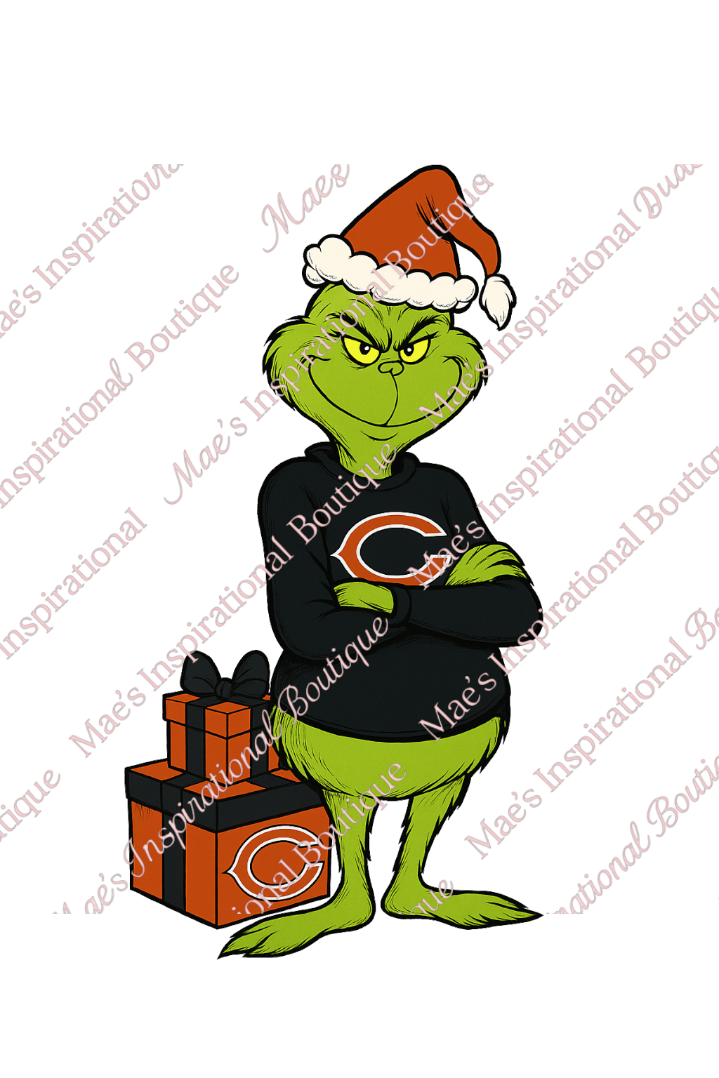 Football Grinchies Collection – DTF & Sublimation PNGs | Mae’s Inspirational Boutique