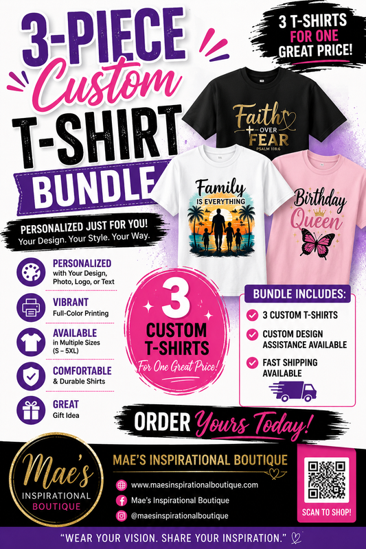Customer 3pc COOK T-shirts Order-