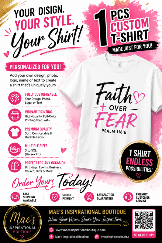 Customer 1pc Custom T-shirt Order-