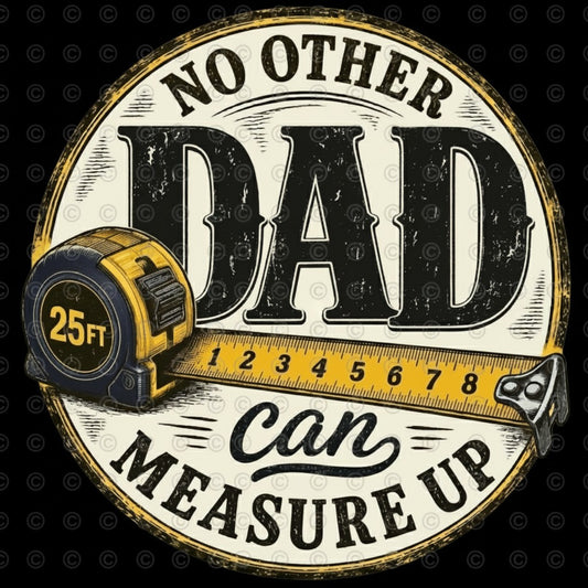 No Other Dad Can Measure Up PNG | Father’s Day SVG PNG Digital Download | Vintage Tape Measure Dad Design | DIY Shirt Mug Sign Printable | Unique Designs (Copy) (Copy) (Copy) (Copy) (Copy)