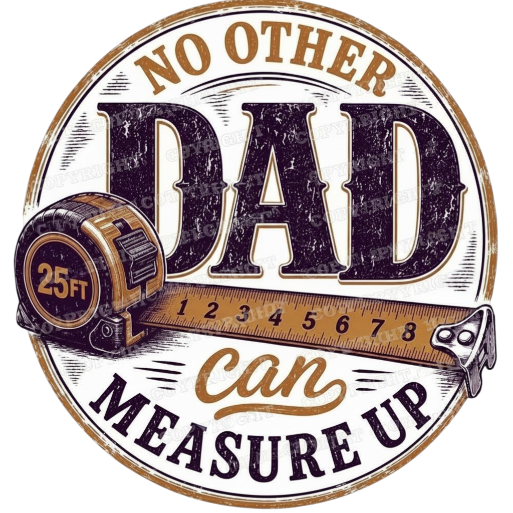 No Other Dad Can Measure Up PNG | Father’s Day SVG PNG Digital Download | Vintage Tape Measure Dad Design | DIY Shirt Mug Sign Printable | Unique Designs (Copy) (Copy) (Copy)