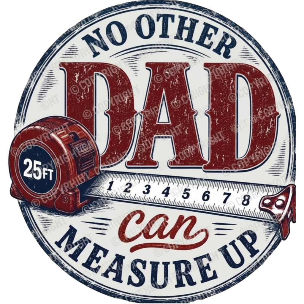 No Other Dad Can Measure Up PNG | Father’s Day SVG PNG Digital Download | Vintage Tape Measure Dad Design | DIY Shirt Mug Sign Printable | Unique Designs (Copy) (Copy)