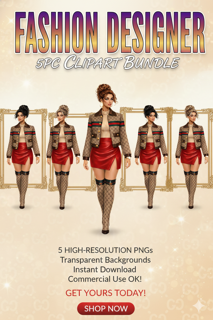 Boss Babe Fashion Girl PNG