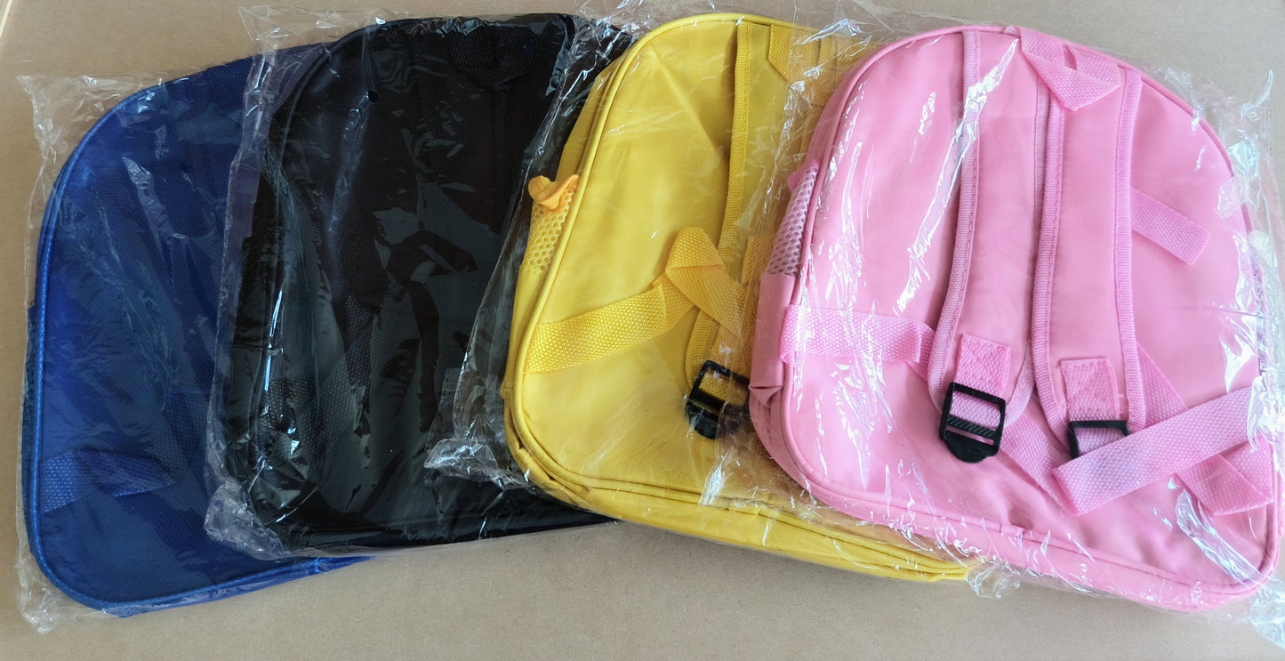 Sublimation Backpack 12” – Kids Blank Backpack with Removable Heat Press Panel | Customizable Backpack