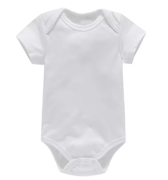 Sublimation Onesies Blanks – Baby Bodysuits for Custom Printing (0–24 Months)