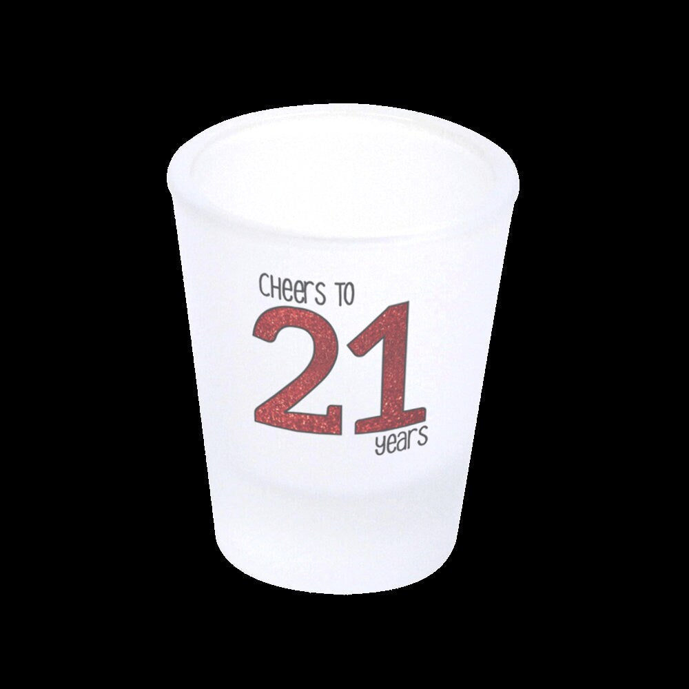 Frosted 1.5 oz Shot Glass for Sublimation or Heat Transfer.