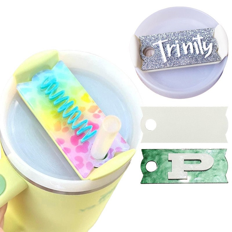5pcs-Sublimation Acrylic Name Plate for 40oz Tumbler